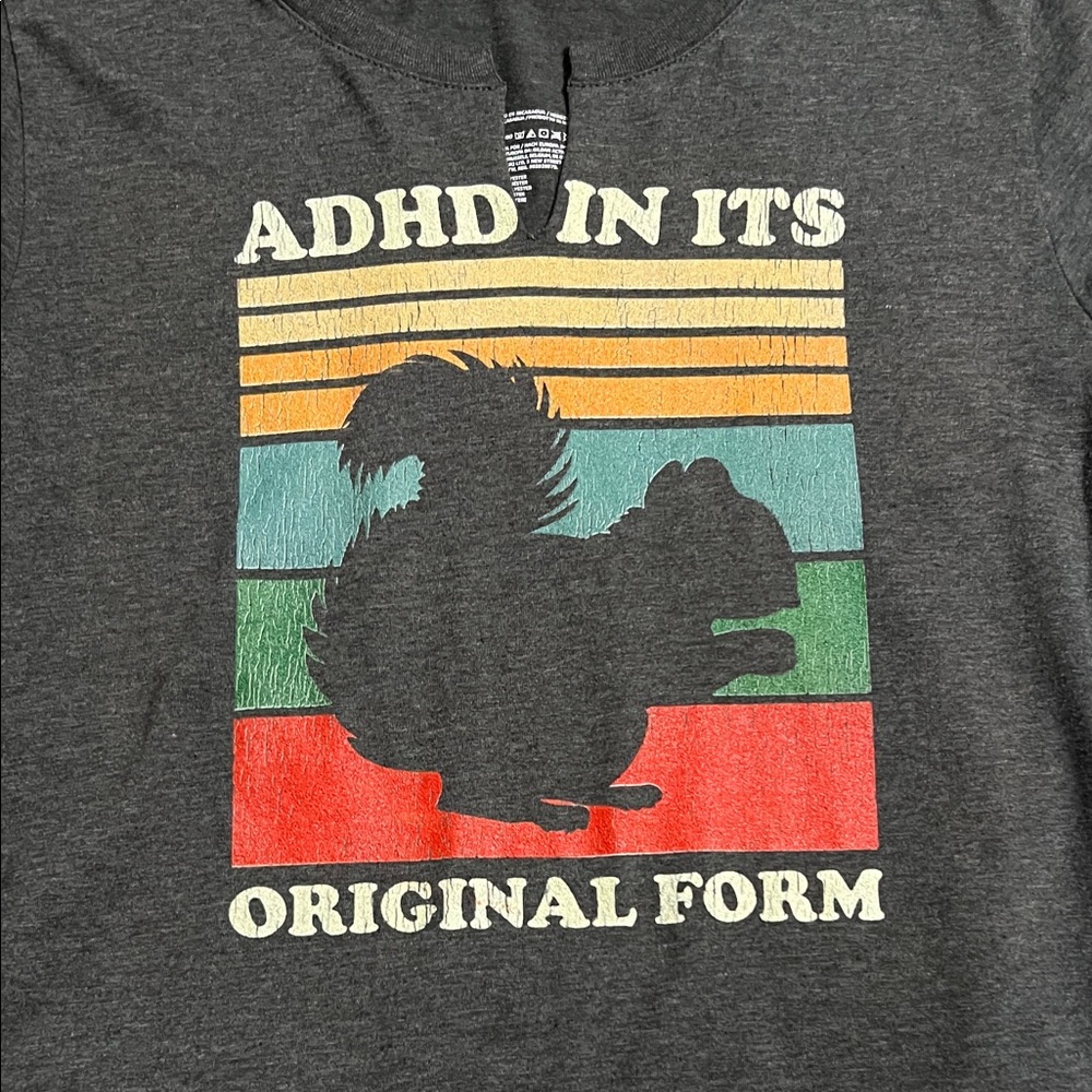 Gildan Charcoal T-Shirt with Graphic Design - Picture 3 of 3